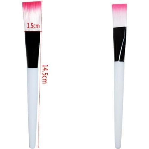 Hot Sell NEW Pink White Face Brush Beauty Makeup Wood Handle Brush Make Face Ended Brushes Brushes
