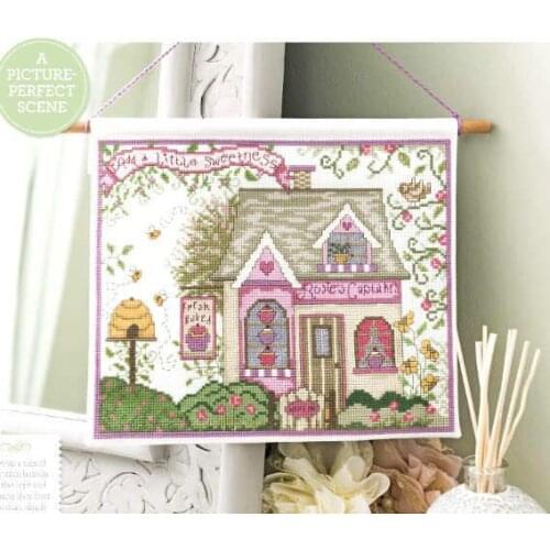 Stich Cross Stitch Kits Magazine-Teahouse 35-30 Counted cross stitch Needlework Embroidery Cross-Stitching