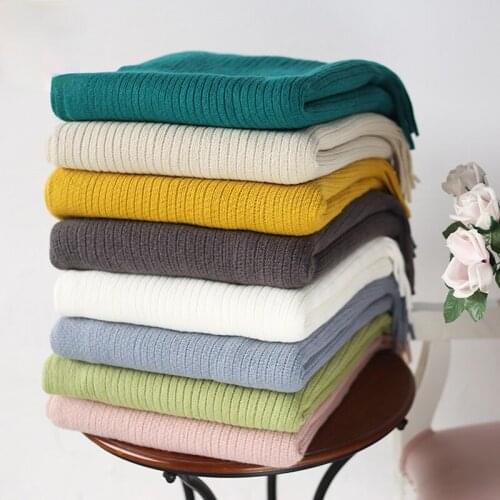 New Sofa Blanket Household Striped Thick Tassel Cover Knitted Blankets and Throws for Beds