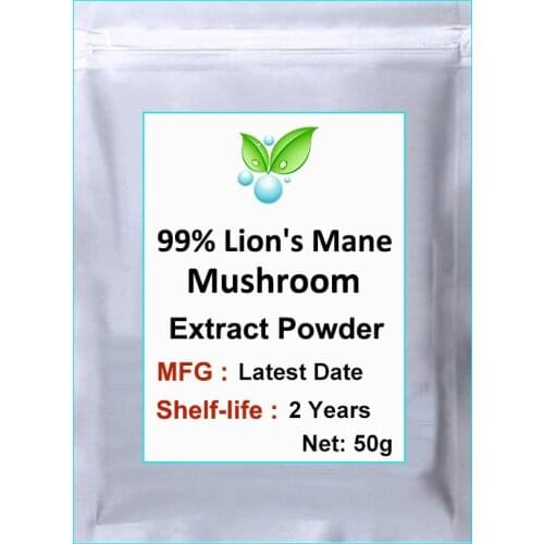Organic 99% Lions Mane Mushroom Extract Powder,hericium Erinaceus,Hericium,Bears Head Tooth Mushroom,Lions Mane Extract