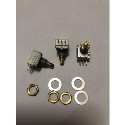 Original new 100% single potentiometer B502 B5K handle length 11mm 3pin 30 step (SWITCH)
