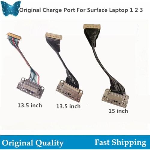 Original Charge Port For Microsoft Surface Laptop 1 2 1769 1782 Laptop 3 DC Jack Port 13.5 Inch 15