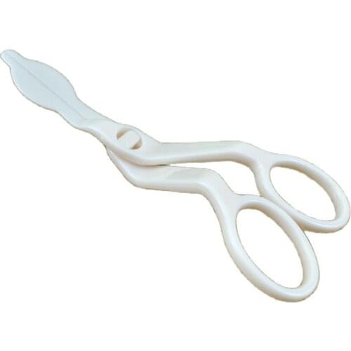 Plastic Scissors For Cream Flower Transfer Tool Fondant Cake Decorating Cut Flower Receptacle Modelling Kitchen Baking Tool E120