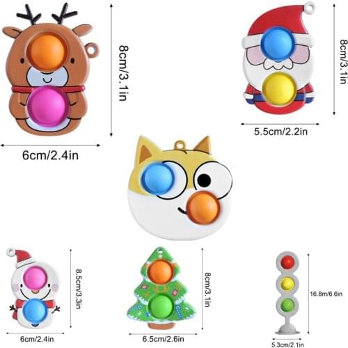 Simple Dimple Fidget Toys Antistress For Children Adult New Christmas Squishy Anti-stress Dimple Board Gift симпл димпл Toy Gift