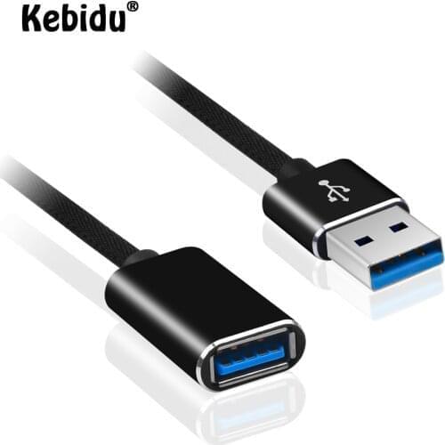 Kebidu USB Extension Cable Super Speed USB2.0 Data Sync USB 2.0 Extender Cable Cord USB2.0 Extender Wire For PC Computer Printer