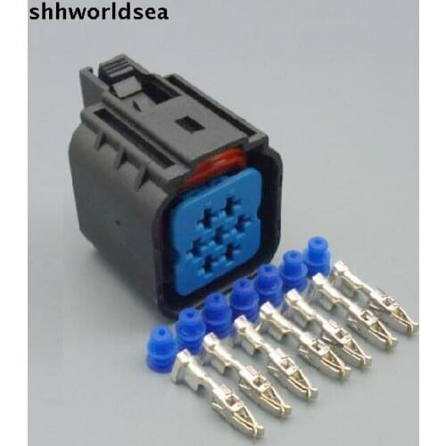 Worldgolden 5/30/100sets 3.5mm 7P kit female auto waterproof wire connector socket