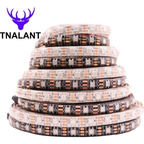 WS2812B WS2812 RGB Led Strip Individually Addressable Smart 5050 Led Light Tape Waterproof IP30 65 67 DC5V