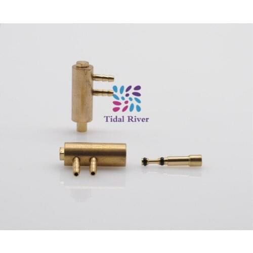 2PC Dentist Holder Valve Normal Open Dental Handpiece Hanger Chair Accessories