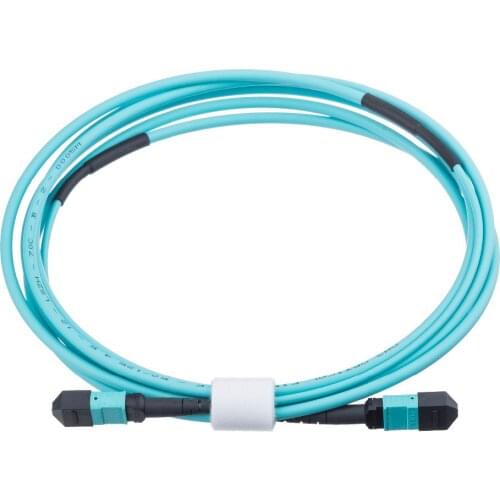 5 PCS/Lot 12 Fiber MPO Patch Cord LSZH OM4 850nm 15m MPO(Male) Fiber Optical Patch Cable Fiber Optic Patch Cord