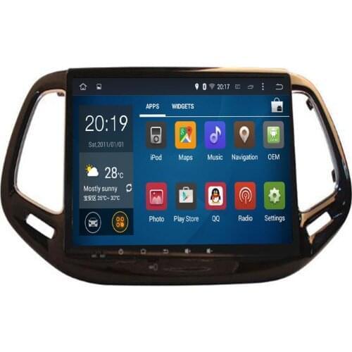 Android 10 Fit JEEP COMMANDER 2016 2017 2018 2019 Octa Core PX5 Car DVD Player Navigation GPS Radio