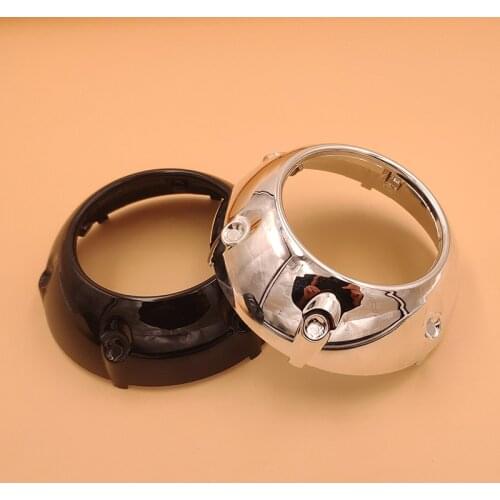 Car Styling 3.0 Inch BiXenon Projector Lens Silver Black Shrouds Masks Hoods for koito q5 Hella WST headlight retrofit DIY Style