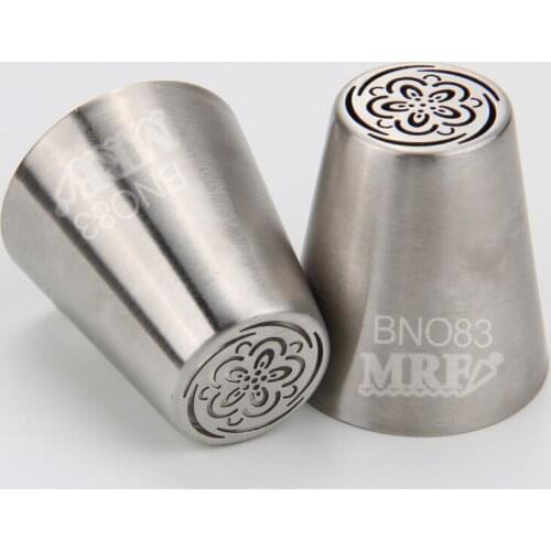 Free Shipping Stainless Steel 304 Large Russian Tulip Nozzle Cakes Cupcakes Decorating Icing Tips #BNO83