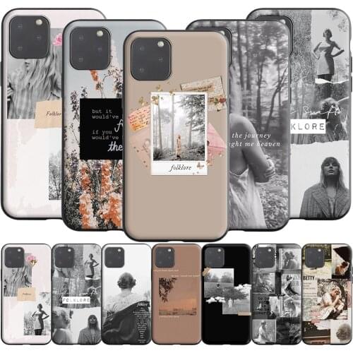 Folklore Silicone Case for Apple iPhone 13 12 Mini 11 Pro XS X XR Max 8 7 6S 6 Plus SE 5S