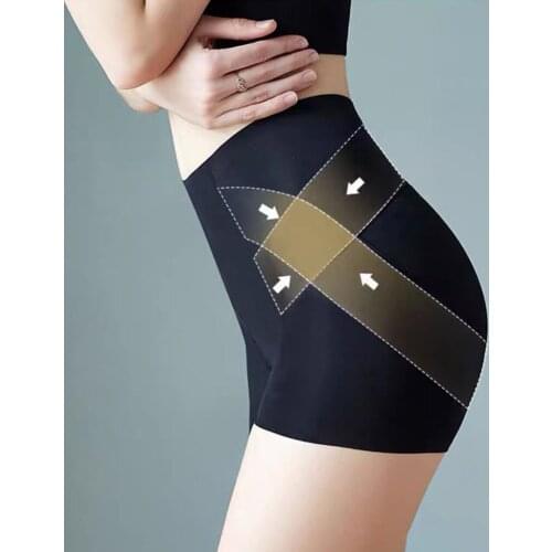 Women Seamless Nylon High Waist Panties Safety Shorts Pants Seamless Boyshorts Pants Girls Slimming Underwear Calcinhas #T5P