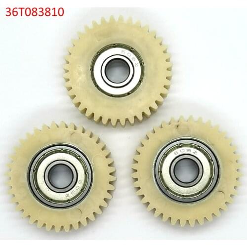 3pcs/lot 36 teeth 38mm OD electrical bike engine PA66 plastic bicycle motor tricycle clutch gearbox spur nylon gear