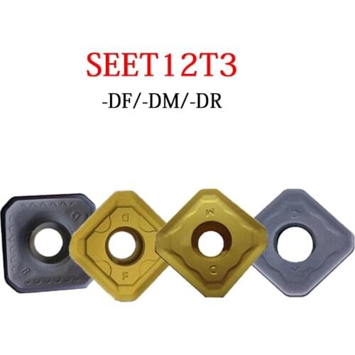 SEET12T3-DF YBC301 SEET12T3-DM YBM251 SEET12T3-DR YBC302 SEET12T3 10PCS SEET CNC Machine For Mental Carbide Inserts Cutting Tool
