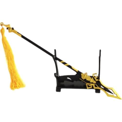 Game Genshin Impact Zhonli Xiao cosplay Weapons Props 21cm Metal weapon toy model Genshin Impact Zhonli Xiao arms Halloween suit