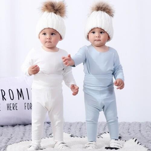 Baby Kids Pajamas Sets Cotton Boys Sleepwear Suit Autumn Girls Pajamas Long Sleeve Pijamas Tops+Pants 2pcs Children Clothing