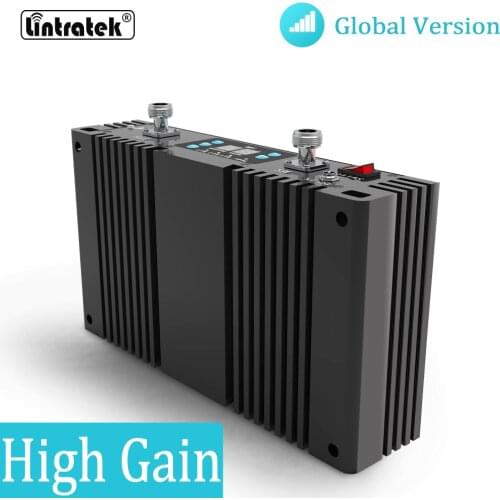 Lintratek High Gain Mobile Signal Amplifier Booster GSM/CDMA 850mhz MGC Function LCD Display Cell Repetidor De Celular Repeater