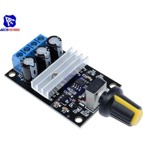 Diymore NE555 DC 6V 12V 24V 28V 3A Max PWM Motor Speed Control Module DC Motor Switch Controller Duty Cycle 0%-100
