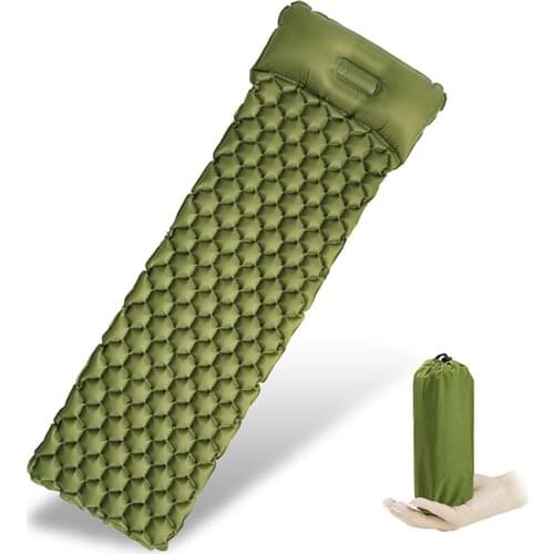 Inflatable Sleeping Mat Camping Mattress Inflatable Roll Mat Compact and Moisture Proof for Hiking, Backpacking, Hammock,Tent