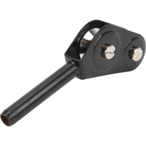 Pulley Ring Rod Guide Tips Visible Double Roller Fishing Rod Guide Tip Alloy Rust‑proof for Sea Fishing