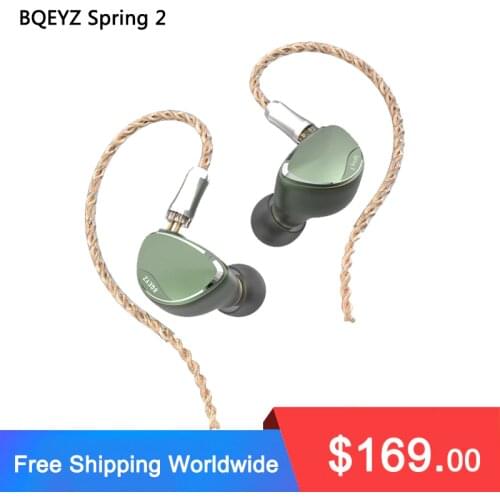 BQEYZ Spring 2 HIFI In-Ear Earphone Triple Hybrid BA Dynamic Driver Piezoelectric IEM Monitor Sports Earbud Headset BQ3 TFZ No.3