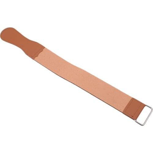 48*5cm Necessary Shaving Strap Tools Pro Barber Double-layer Genuine Leather Shaving Strop Straight Razor Sharpener Strap Belt