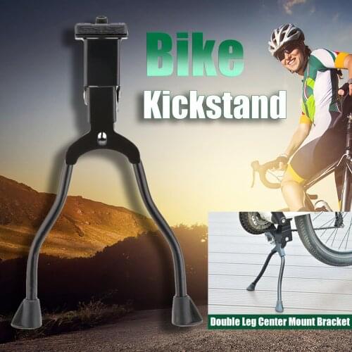 Mountain Bike Kickstand 26 Inch Bicycle Folding Legs Center Mounting Bracket Bicycle Foot Support Parking Rack Aluminum Alloy