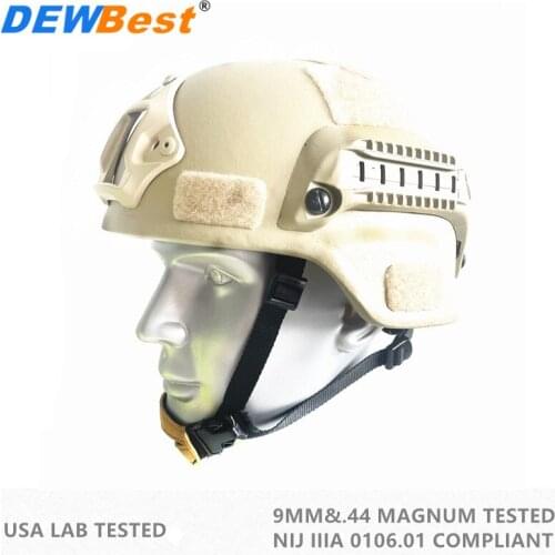 DEWBest aramid ballistic helmet NIJ 3A bullet proof helmet bulletproof helme