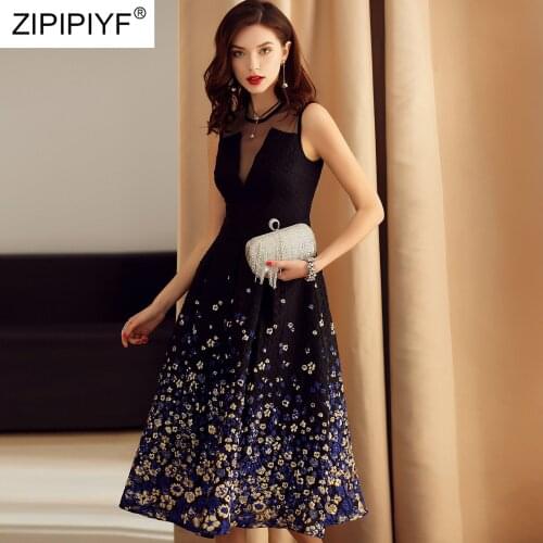 Women Sexy Jacquard Dress 2020 New Fashion Spring High Quality O-Neck Sleeveless Mid-Calf Vintage Slim Elegant Dresses YIN34