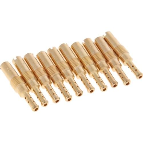 10Pcs Motorcycle Carburetor 38 Slow Pilot Jets for OKO KOSO GY6 Carburetor ATV Dirt Bikes 150cc