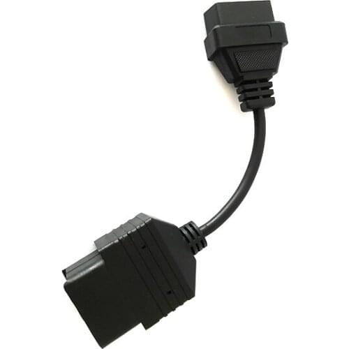 17 Pin to 16 Pin OBDII Adapter Cable OBD1 to OBD2 Connector Plug For Toyota