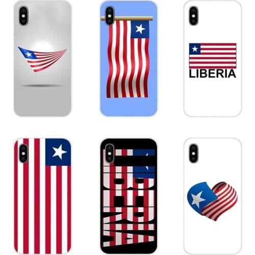 For Xiaomi Redmi 4A S2 Note 3 3S 4 4X 5 Plus 6 7 6A Pro Pocophone F1 Liberia National flag Accessories Phone Cases Covers