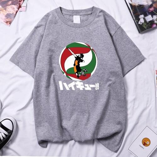Graphic Anime Haikyuu Volleyball T Shirt For Girls Harajuku Oversize Tee Shirt Hip Hop Brand T-Shirts 2021 Woman T-Shirt New