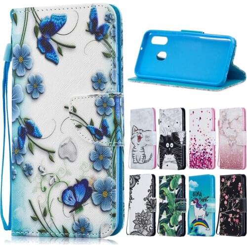 SFor Samsung Galaxy A20 Leather Case on for Fundas Samsung Galaxy A20e A202 A 20 A205F Cover Wallet Flip Stand Phone Cases Coque