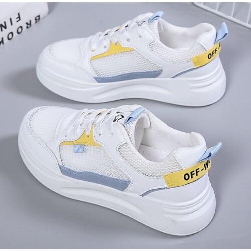 Running shoes womens mesh breathable walking sneakers comfortable white fashion casual sports shoes travel shoes