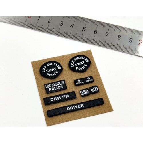 1/6 Scale Soldier SWAT anti-terrorist attacker morale badge model For Action Figure DIY accessories