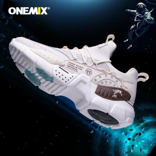 ONEMIX Fashion Breathable Sneaker Running Shoes 47 Large Size Comfortable Sports Mens Retro Sports Shoes Walking Sneakers