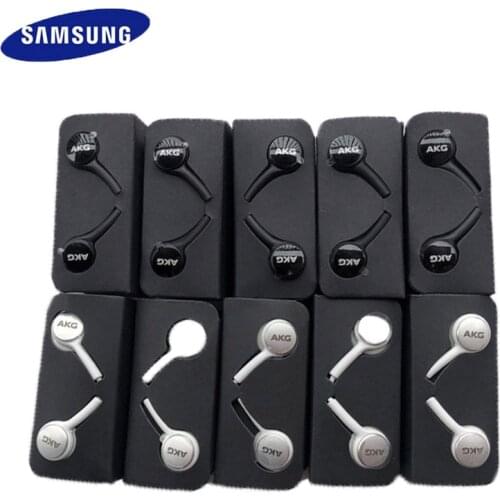 Samsung Earphones EO IG955 earphone 5/10/20 wholesale In-ear Mic Wire akg Headset for SAMSUNG Galaxy s6 s7 s8 s9 S10 Smartphone