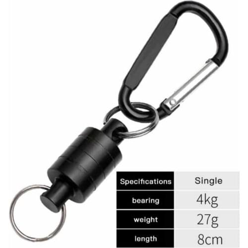 New Portable Outdoor Fishing Mountaineering Release Lanyard Strong Train Release Buckle Portable Tool Strong Magnetic Carabiner