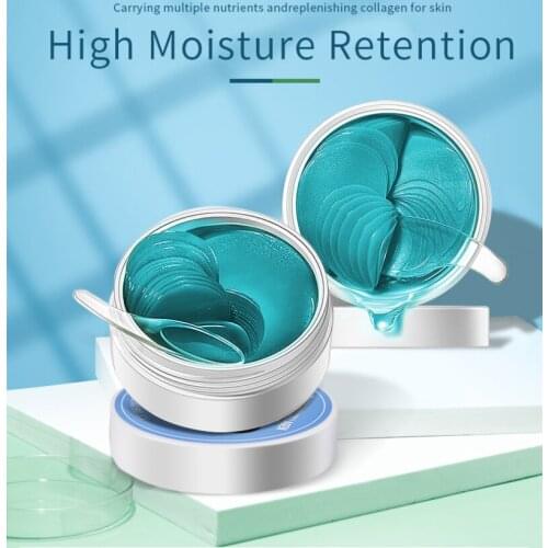 60pcs Eye Mask Patch Gold Deep Moisturizing rose Crystal Collagen Anti-Wrinkle Anti Aging Remove Dark Circles Eye Care TSLM1