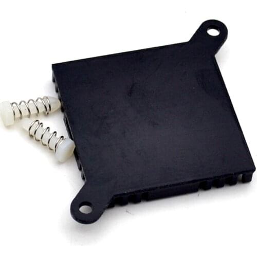 1pcs Radiator heat aluminum 37*37*6MM diagonal with plastic nails