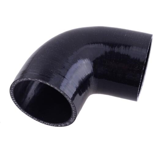 3'' 90 76mm Degree Elbow Silicone Hose Pipe Intercooler Coupler Turbo 3-ply for Universal Turbocharged & Supercharged Car Boat