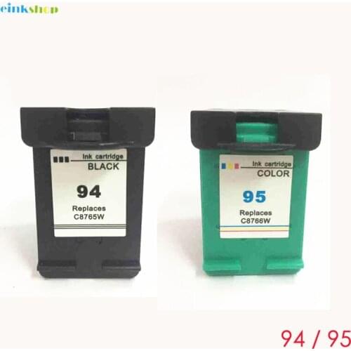 Einkshop 94 95 Compatible Ink Cartridge Replacement for hp 94 95 for Deskjet 5740 6520 6540 6620 PhotoSmart 2610 2710 printer