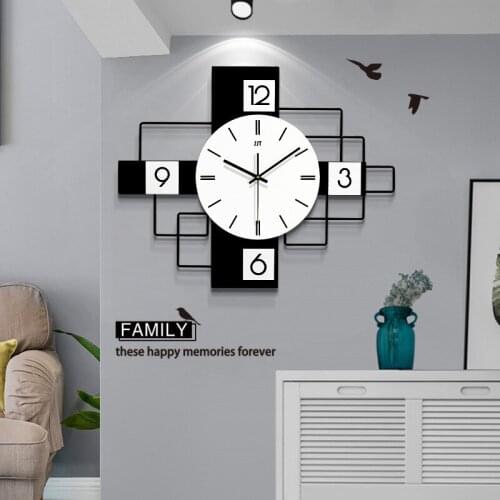 Modern Decor clocks Modern Simple Clock Wall Clock Creative Clock Art Decoration Silent Home Wall Clock Living Room Decoration