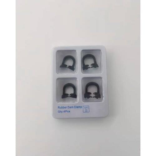 1 Set Dental Rubber Dam Clamps Rubber Barrier Clip Resin Materials Tool for Dentist