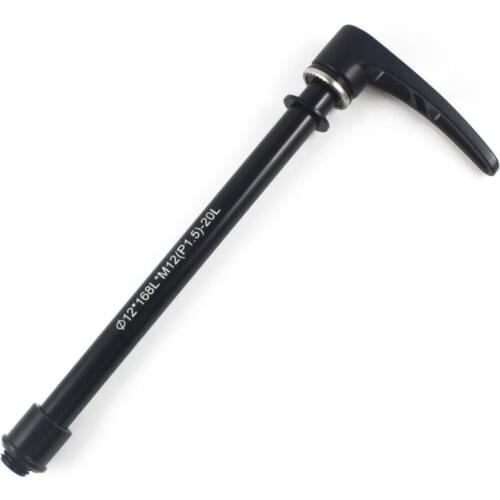 Bicycle Thru Axle MTB Road Bike Quick Release Hubs Tube Shaft Bike Skewers For Rear Hubs L168mm TP M12x1.5 with Washer