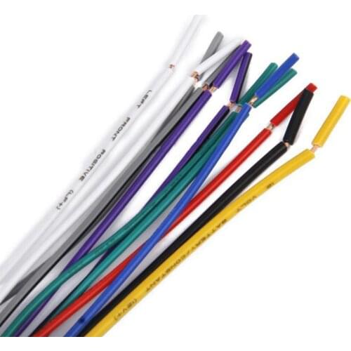 1 Pcs 16Pin Radio Stereo Wire Harness Audio Connector Line Replacement For Pioneer 2350 Car Stereo 6.3 Inch Meet EIA Color Code