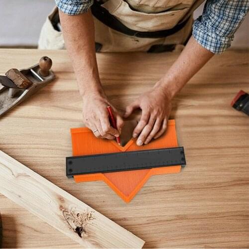 10inch Double Lock Profile Gauge Marking Tool Measuring Ruler Tool Parts for Cutting Tile Contour Gauge Woodworking Tool Rulers